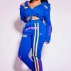 WOMENS TRACK SETS APRIL TRACKSET-ROYAL BLUE