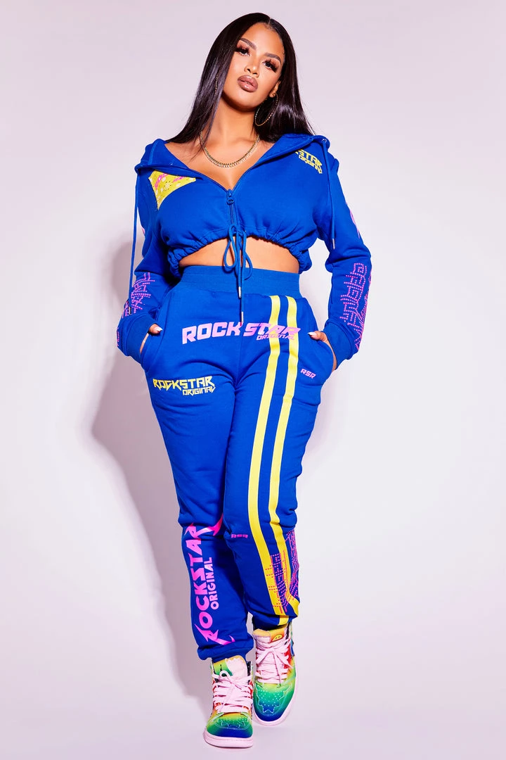 WOMENS TRACK SETS APRIL TRACKSET-ROYAL BLUE 2 WOMENS TRACK SETS APRIL TRACKSET-ROYAL BLUE