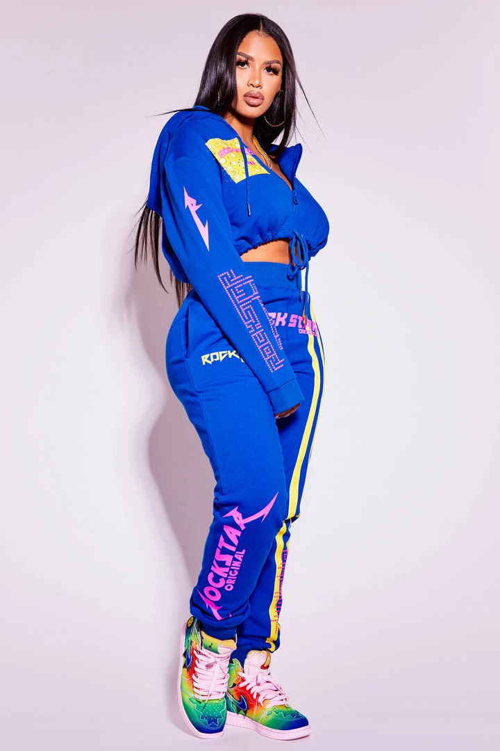 WOMENS TRACK SETS APRIL TRACKSET-ROYAL BLUE 3 WOMENS TRACK SETS APRIL TRACKSET-ROYAL BLUE