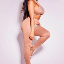 WOMENS DRESSES CHARLOTTE MATCHING PANT SET-TAN 7 WOMENS DRESSES CHARLOTTE MATCHING PANT SET-TAN