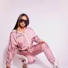 WOMENS TRACK SETS VIBES WINDBREAKER TRACKSET-PINK