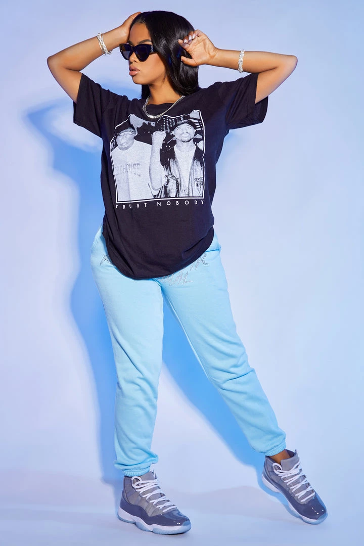 WOMENS TEES Best Seller TRUST NOBODY OVERSIZED TEE-BLACK 4 WOMENS TEES Best Seller TRUST NOBODY OVERSIZED TEE-BLACK