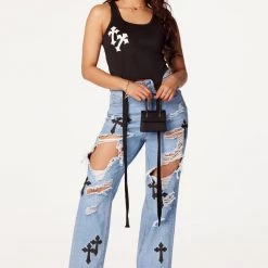 WOMENS TOPS Mallory Black Tank Best Seller