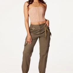 WOMENS PANTS Tatum Olive Cargo Pant