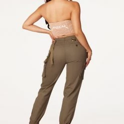 WOMENS PANTS Tatum Olive Cargo Pant