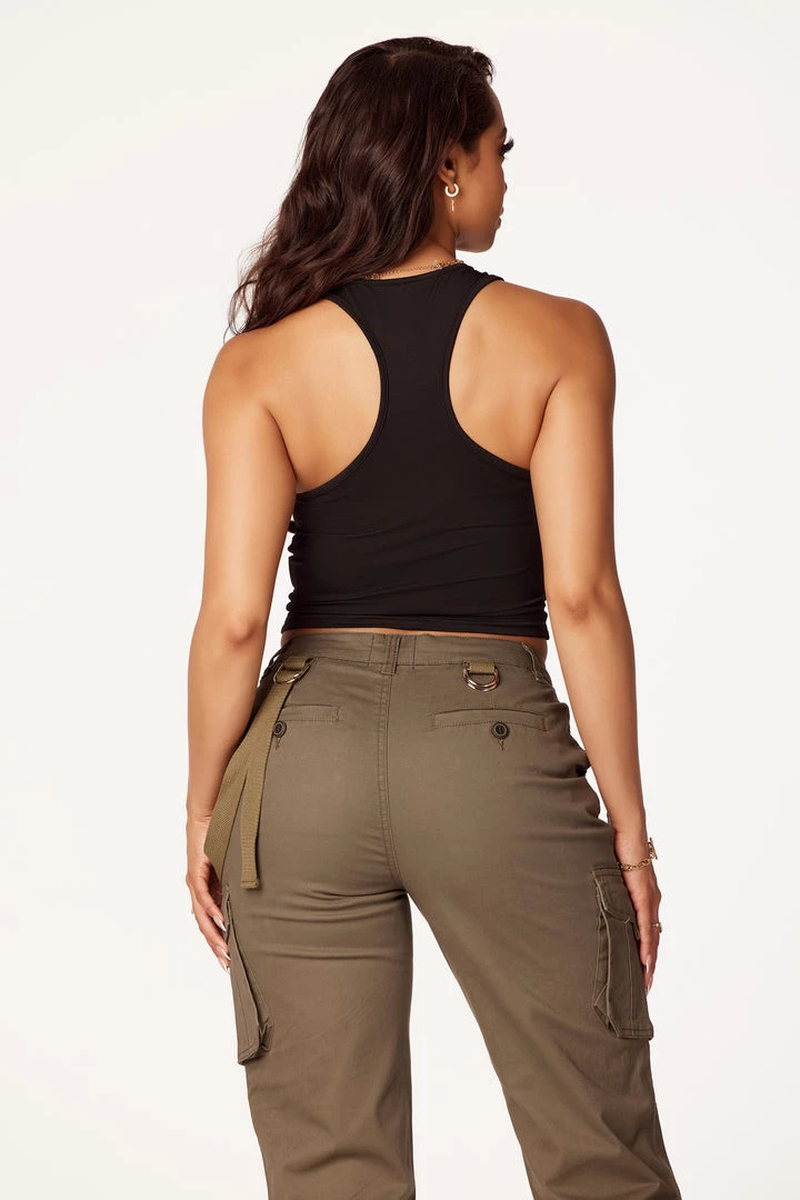 WOMENS TOPS Best Seller DON't BE BORING TANK-BLACK 8 WOMENS TOPS Best Seller DON't BE BORING TANK-BLACK