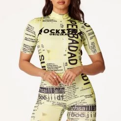 WOMENS ROMPERS & JUMPSUITS Best Seller DELILAH ROMPER-YELLOW