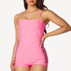 WOMENS ROMPERS & JUMPSUITS Best Seller Katherine Pink Romper