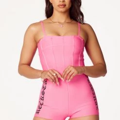 WOMENS ROMPERS & JUMPSUITS Best Seller Katherine Pink Romper
