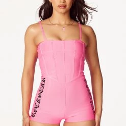 WOMENS ROMPERS & JUMPSUITS Best Seller Katherine Pink Romper