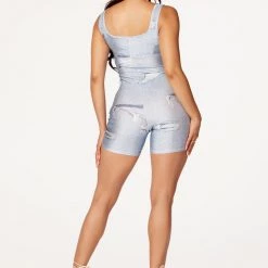 WOMENS ROMPERS & JUMPSUITS Logan Denim Blue Romper Best Seller 13 WOMENS ROMPERS & JUMPSUITS Logan Denim Blue Romper Best Seller