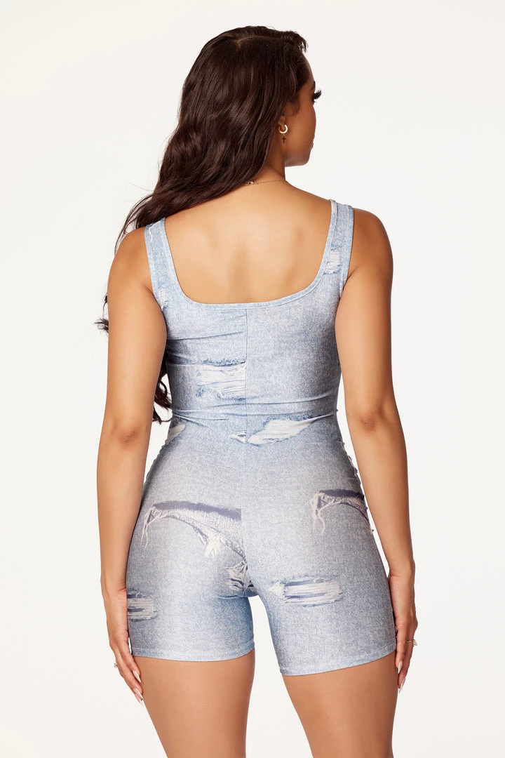 WOMENS ROMPERS & JUMPSUITS Logan Denim Blue Romper Best Seller 7 WOMENS ROMPERS & JUMPSUITS Logan Denim Blue Romper Best Seller