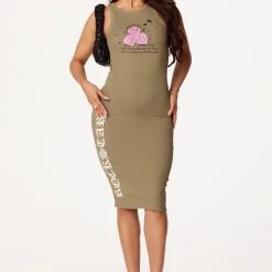 WOMENS DRESSES Best Seller Sutton Olive Midi Dress