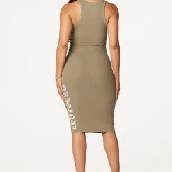 WOMENS DRESSES Best Seller Sutton Olive Midi Dress