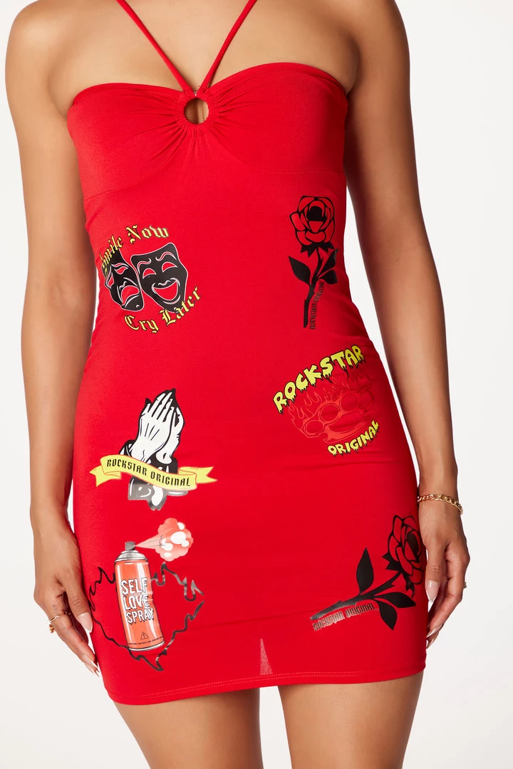 WOMENS DRESSES Best Seller Prayers Up Red Mini Dress 9 WOMENS DRESSES Best Seller Prayers Up Red Mini Dress