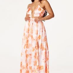 WOMENS DRESSES Best Seller Vanessa Peach Maxi Dress