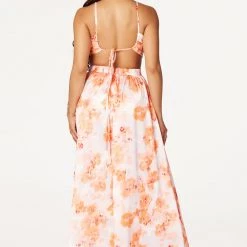 WOMENS DRESSES Best Seller Vanessa Peach Maxi Dress 9 WOMENS DRESSES Best Seller Vanessa Peach Maxi Dress