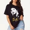 WOMENS TEES All Hail The Queen Black Oversized Tee Best Seller