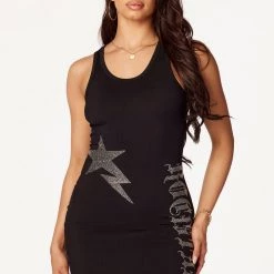 WOMENS DRESSES Mikaela Black Mini Dress