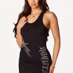 WOMENS DRESSES Mikaela Black Mini Dress