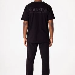 MENS TRACK SETS DIMITRI T-SHIRT/TRACKPANT SET-BLACK 8 MENS TRACK SETS DIMITRI T-SHIRT/TRACKPANT SET-BLACK