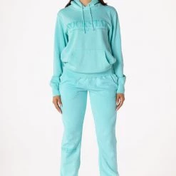 WOMENS TRACK SETS BASIC KARMA TRCKSET-AQUA