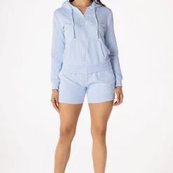 WOMENS SHORT SETS BASIC VALERIA SHORT SET-BABY BLUE
