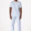 MENS TRACK SETS DIMITRI T-SHIRT/TRACKPANT SET-PALE BLUE