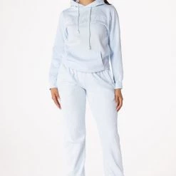 WOMENS TRACK SETS BASIC ROXY TRACKSET-BABY BLUE