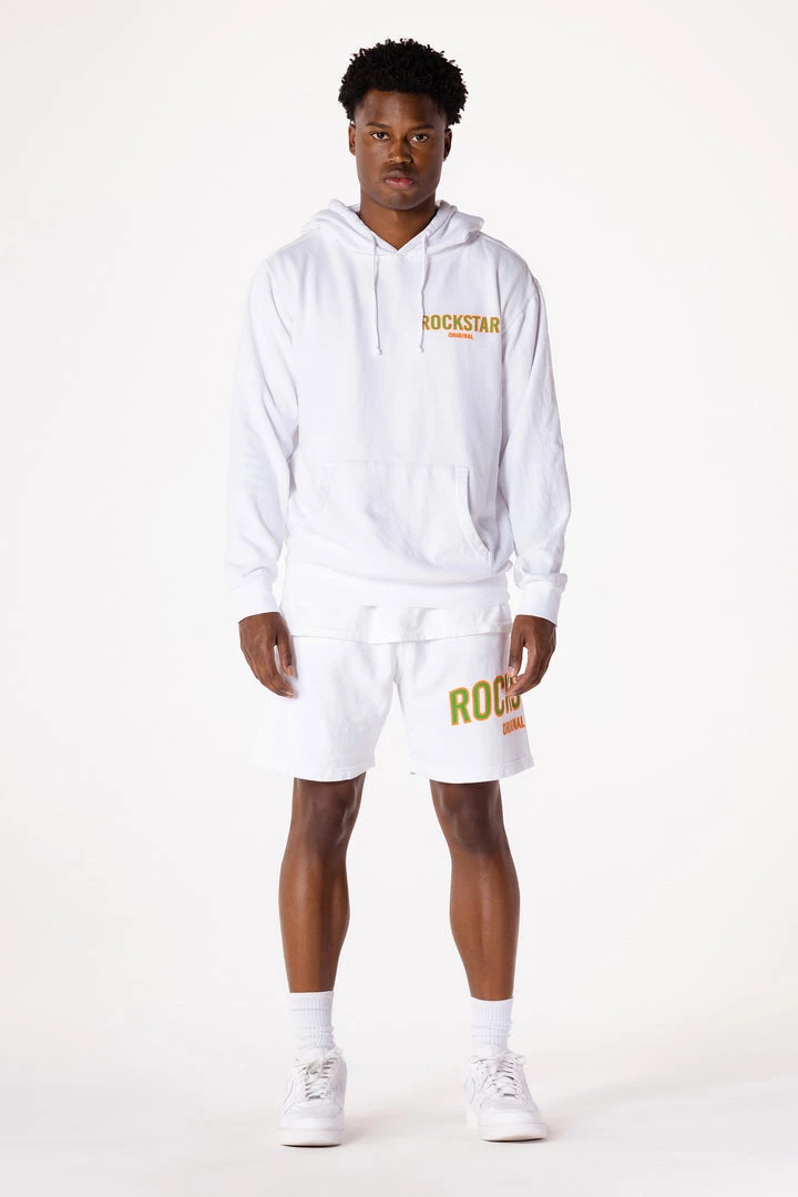 MENS SHORT SETS Track Sets CASEY HOODIE/SHORT FLEECE SET-WHITE 1 MENS SHORT SETS Track Sets CASEY HOODIE/SHORT FLEECE SET-WHITE