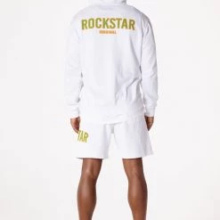 MENS SHORT SETS Track Sets CASEY HOODIE/SHORT FLEECE SET-WHITE 9 MENS SHORT SETS Track Sets CASEY HOODIE/SHORT FLEECE SET-WHITE