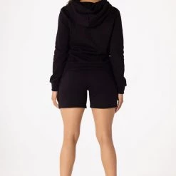 WOMENS SHORT SETS BASIC HARLOW SHORT SET-BLACK 5 WOMENS SHORT SETS BASIC HARLOW SHORT SET-BLACK