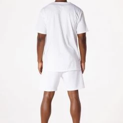 MENS SHORT SETS CASEY T-SHIRT SHORT SET-WHITE 9 MENS SHORT SETS CASEY T-SHIRT SHORT SET-WHITE