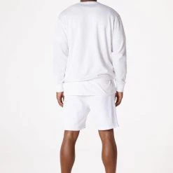 MENS SHORT SETS DIMITRI CREWNECK SHORT SET-WHITE Track Sets 8 MENS SHORT SETS DIMITRI CREWNECK SHORT SET-WHITE Track Sets