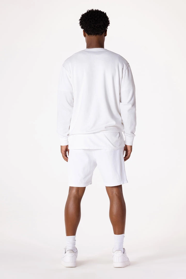 MENS SHORT SETS DIMITRI CREWNECK SHORT SET-WHITE Track Sets 3 MENS SHORT SETS DIMITRI CREWNECK SHORT SET-WHITE Track Sets