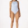 WOMENS TOPS BASIC KENZIE BODYSUIT-BABY BLUE