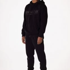 MENS TRACK SETS DIMITRI HOODIE TRACKSET-BLACK