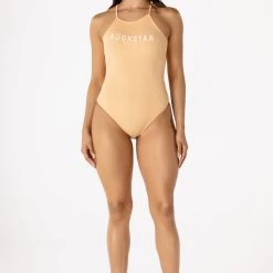 WOMENS TOPS Best Seller BASIC HATTIE BODYSUIT-PEACH