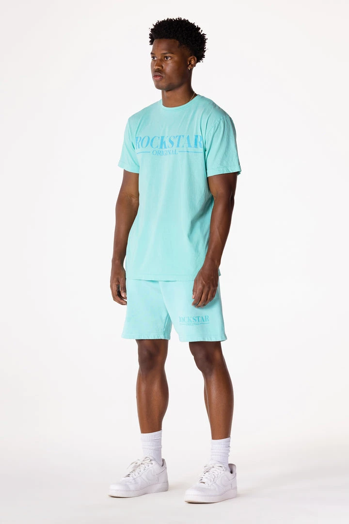 MENS SHORT SETS DIMITRI T-SHIRT/SHORT SET-AQUA 2 MENS SHORT SETS DIMITRI T-SHIRT/SHORT SET-AQUA