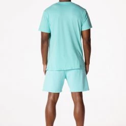 MENS SHORT SETS DIMITRI T-SHIRT/SHORT SET-AQUA 8 MENS SHORT SETS DIMITRI T-SHIRT/SHORT SET-AQUA