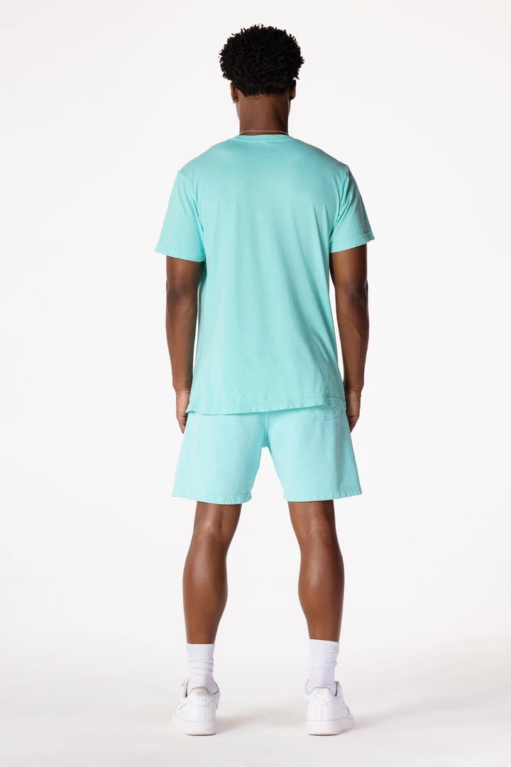 MENS SHORT SETS DIMITRI T-SHIRT/SHORT SET-AQUA 3 MENS SHORT SETS DIMITRI T-SHIRT/SHORT SET-AQUA