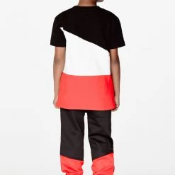 BOYS TRACK SETS New Arrivals BOYS JALEN T-SHIRT TRACKSET-BLACK