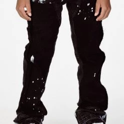 BOYS JEANS BOYS SANTAL FLARE JEAN-BLACK New Arrivals