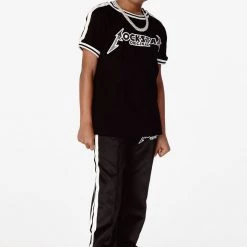 BOYS TRACK SETS BOYS MOON T-SHIRT TRACKSET-BLACK New Arrivals