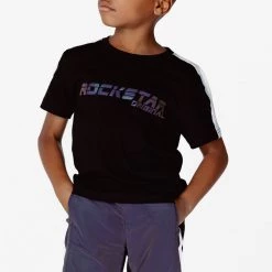 BOYS TRACK SETS BOYS CRISS T-SHIRT REFLECTIVE TRACK SET-BLACK New Arrivals 10 BOYS TRACK SETS BOYS CRISS T-SHIRT REFLECTIVE TRACK SET-BLACK New Arrivals