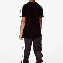 BOYS TRACK SETS BOYS CRISS T-SHIRT REFLECTIVE TRACK SET-BLACK New Arrivals 11 BOYS TRACK SETS BOYS CRISS T-SHIRT REFLECTIVE TRACK SET-BLACK New Arrivals