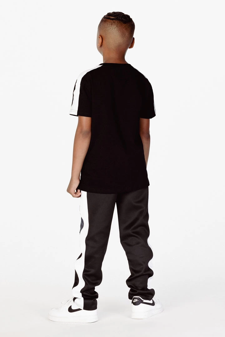 BOYS TRACK SETS BOYS CRISS T-SHIRT REFLECTIVE TRACK SET-BLACK New Arrivals 4 BOYS TRACK SETS BOYS CRISS T-SHIRT REFLECTIVE TRACK SET-BLACK New Arrivals