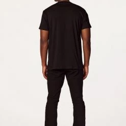 MENS TRACK SETS BERLIN T-SHIRT STACKED FLARE TRACKSET-BLACK 12 MENS TRACK SETS BERLIN T-SHIRT STACKED FLARE TRACKSET-BLACK