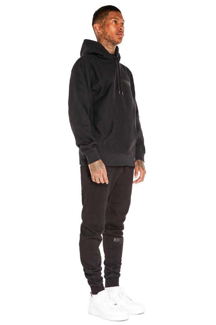 MENS TRACK SETS ZED HOODIE TRACK SET-BLACK 3 MENS TRACK SETS ZED HOODIE TRACK SET-BLACK