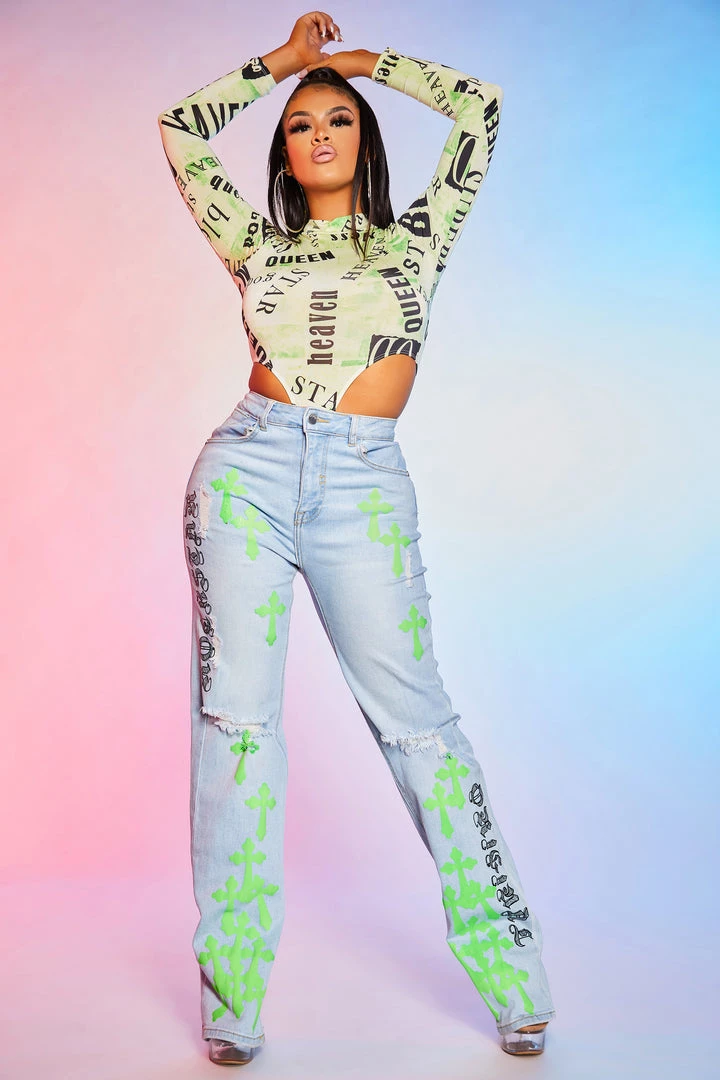 WOMENS JEANS KAZ DISTRESSED WIDE LEG JEAN-LIGHT WASH 3 WOMENS JEANS KAZ DISTRESSED WIDE LEG JEAN-LIGHT WASH